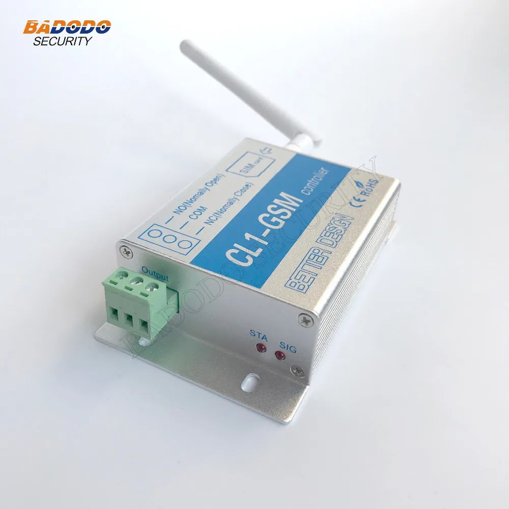 GSM беспроводной пульт дистанционного управления Переключатель CL1-GSM один релейный выход для автоматических ворот барьер затвора двери гаража AC DC мотор