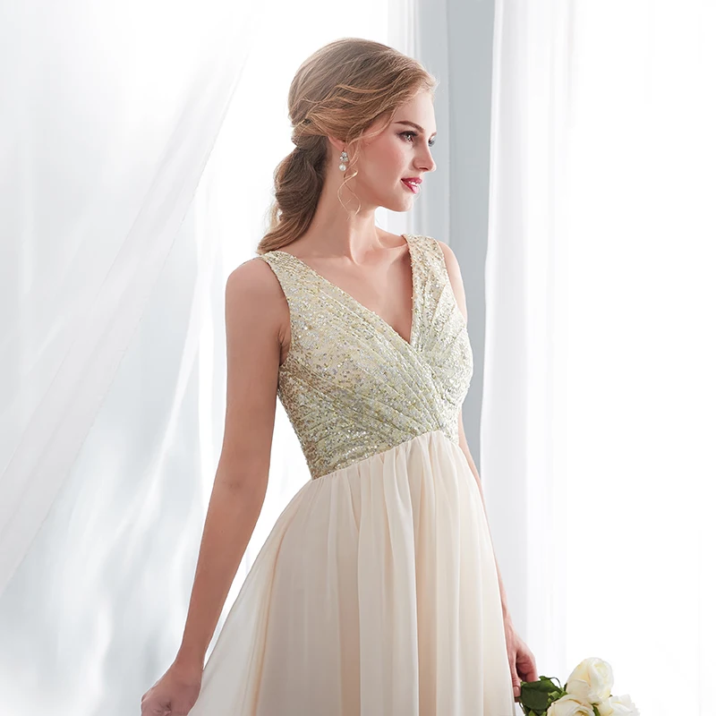 Forevergracedress платья для выпускного вечера цвета шампанского 2019 высокое качество v