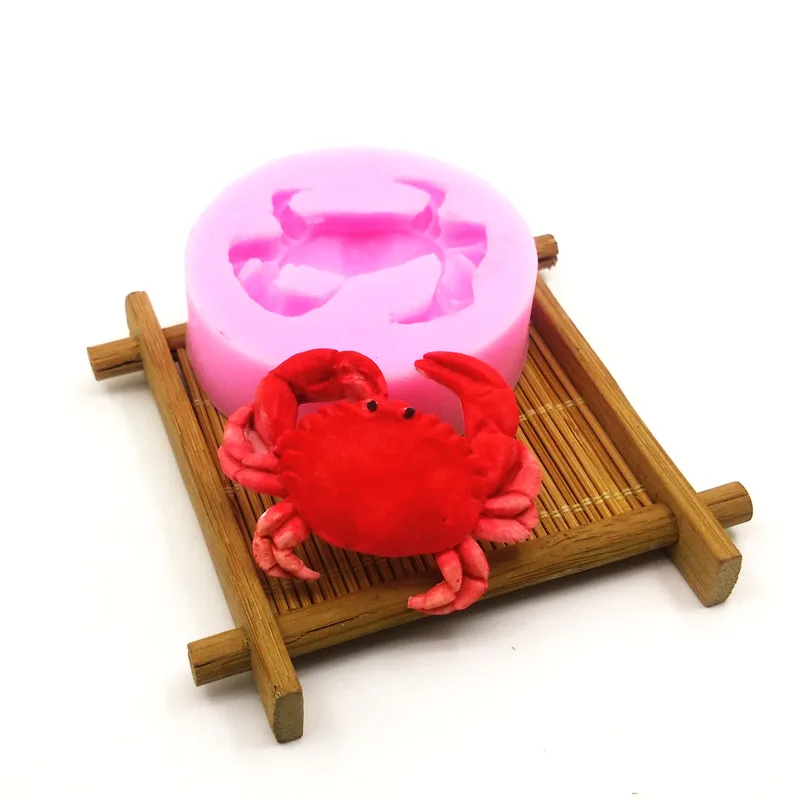 Силиконовая форма в виде краба для торта силиконовая мыла силиконовые формы