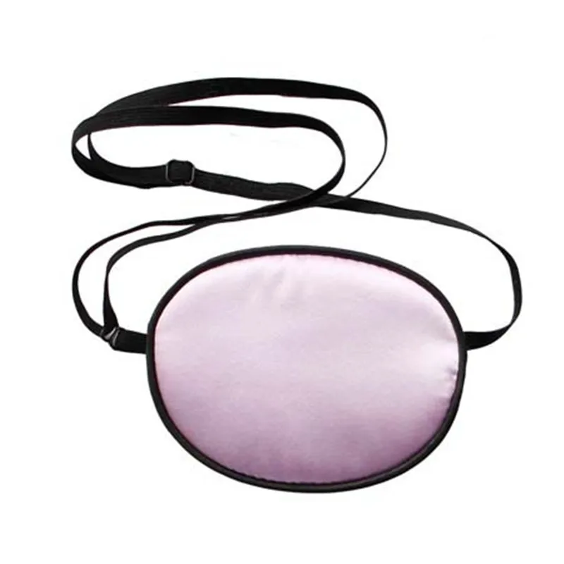 

Single-eyed Upscale Silk Sleep Eye Mask One -eyed Amblyopia trainer Eyeshade Portable Soft Eye Patch Sleeping Mask Case MR088