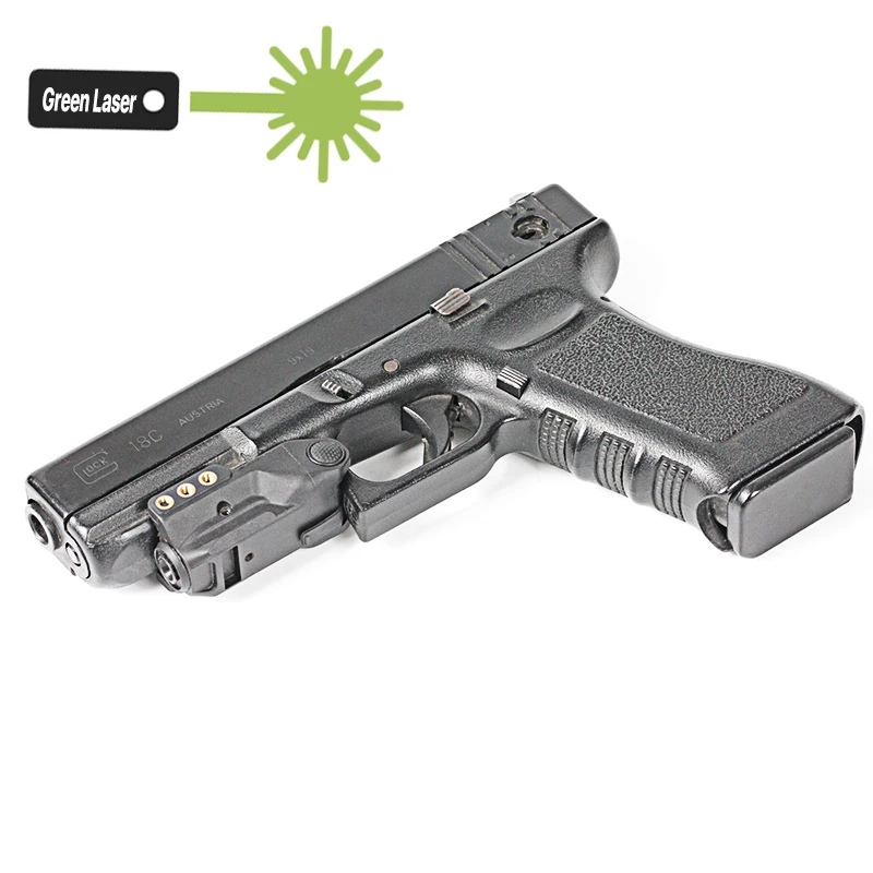 Laserspeed низкопрофильный зеленый лазерный прицел Встроенный перезаряжаемый