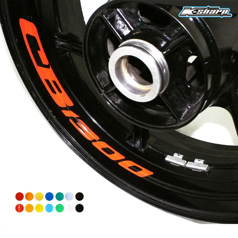 8 X индивидуальные наклейки с внутренним ободом светоотражающие для колес полосы