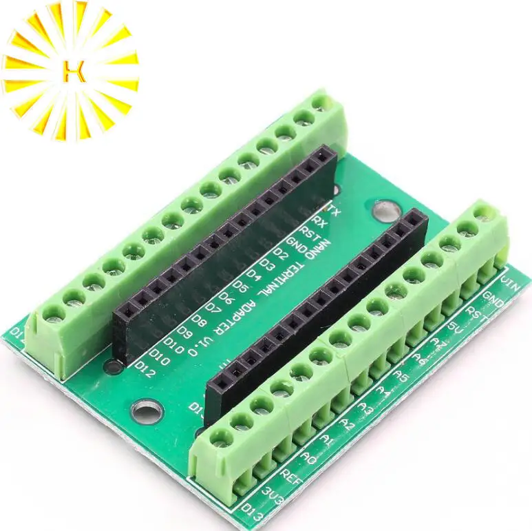 Плата расширения для контроллера NANO V3.0 простая Расширительная пластина Arduino AVR