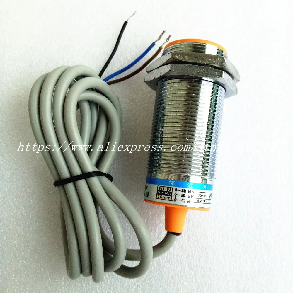2 шт. индуктивный датчик приближения M30 6 36VDC 3 провода NPN PNP NO NC 300mA Sn 10mm/BX AX BY AY|inductive