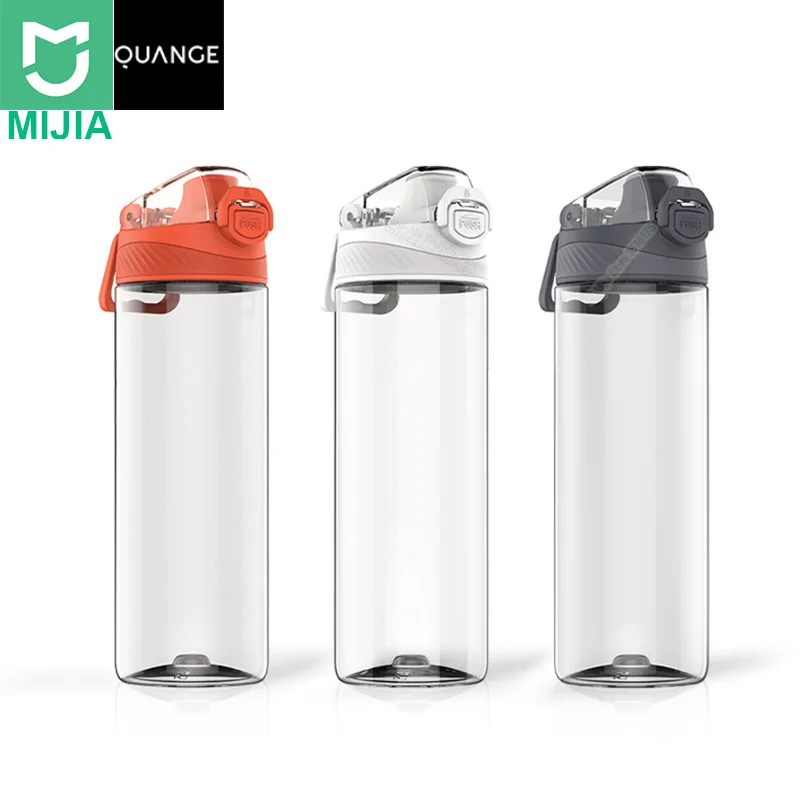 Спортивная чашка Xiaomi Tritan, 480 мл, 620 мл, безопасный замок, нетоксичный и безвкусный, устойчивый к падению, высокой температуре, открытая одной рукой