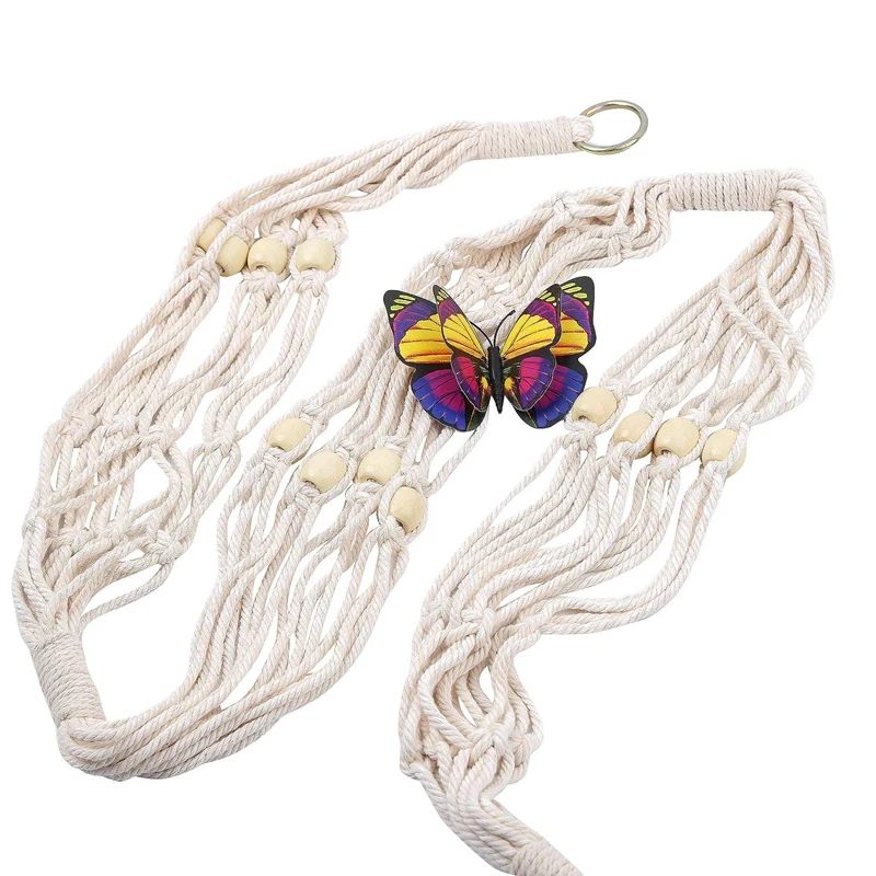 Горячее предложение подвеска для растений из макраме подвешивания корзин