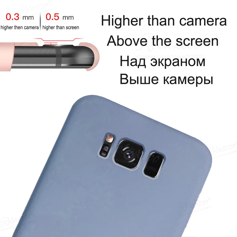 Чехол ярких цветов для samsung galaxy note 8 9 Ультратонкий Мягкий чехол из жидкого