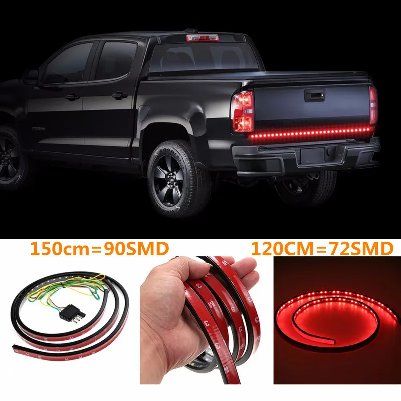 150 см двойной цветной светодиодный задний тормозной светильник для джипа |