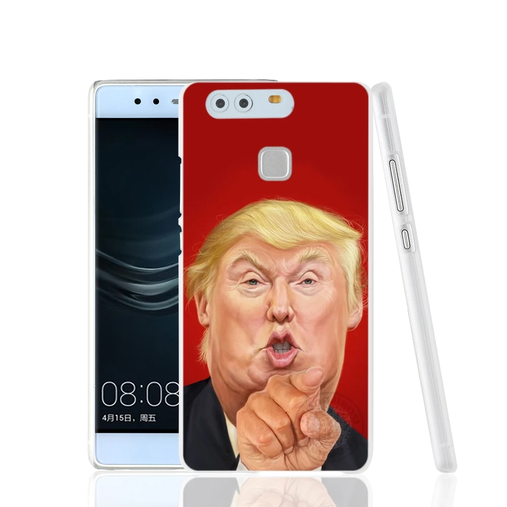 HAMEINUO Дональд Трамп глупая крышка чехол для телефона huawei Ascend P7 P8 P9 lite plus G8 G7 honor 5C