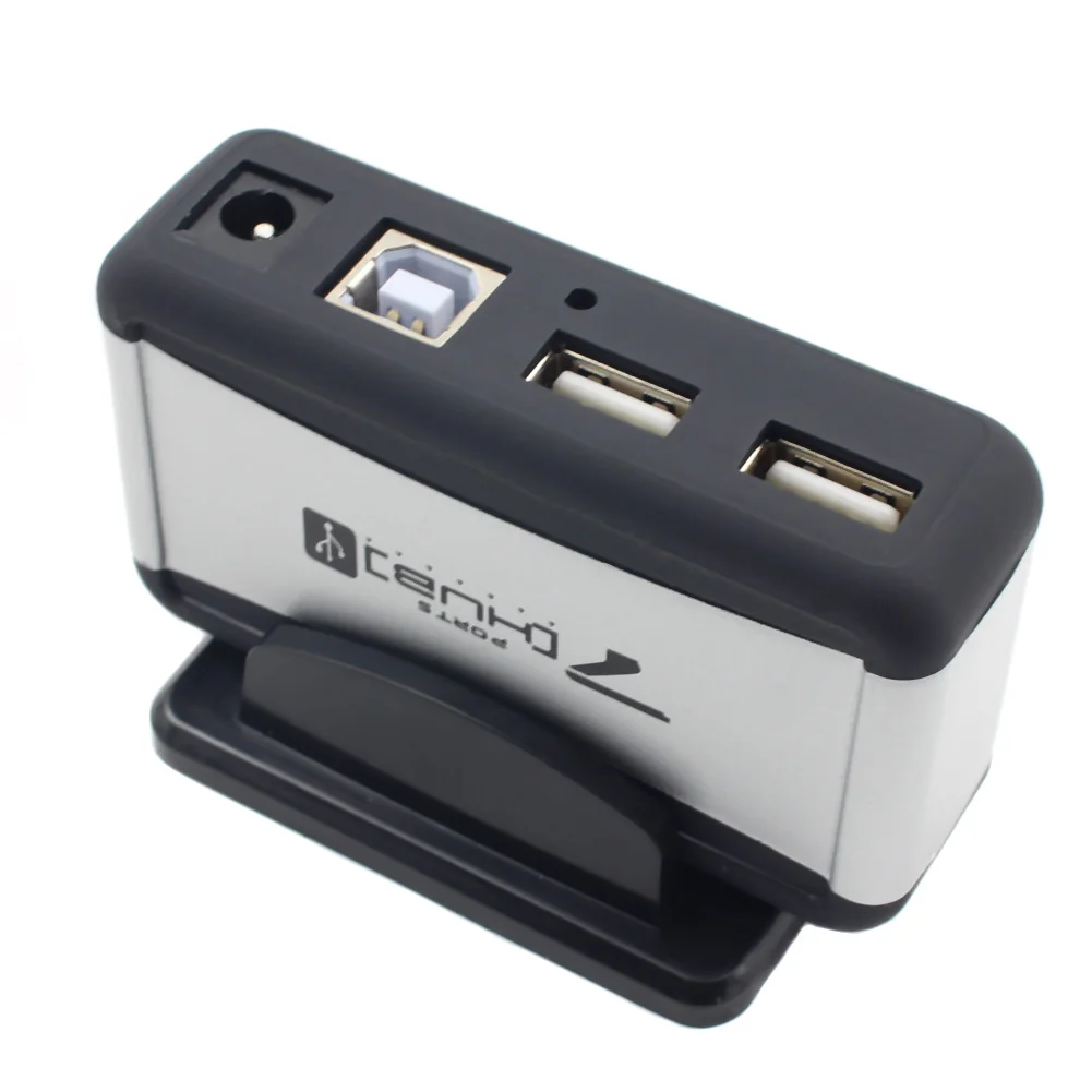 7 портов USB 2 0 концентратор 480 Мбит/с Стенд кабель высокоскоростной сплиттер