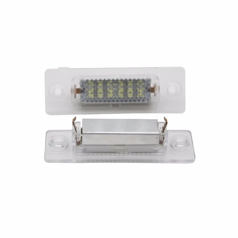 Светильник номерного знака Лампы для VW Caddy Transporter Passat Golf Touran Jetta T5 без ошибок 18 3528 SMD