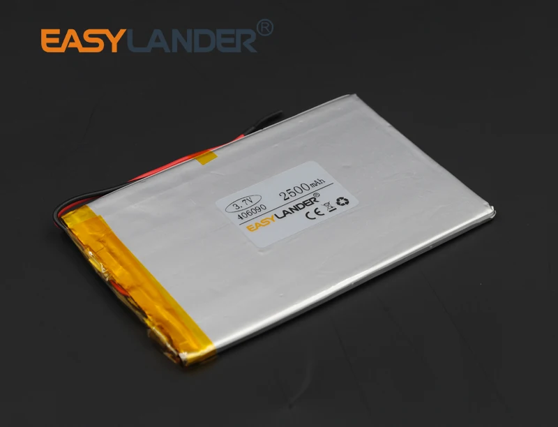 406090 3 7 V 2500mAh полимерный литий-ионный аккумулятор для Bluetooth ноутбука планшетного
