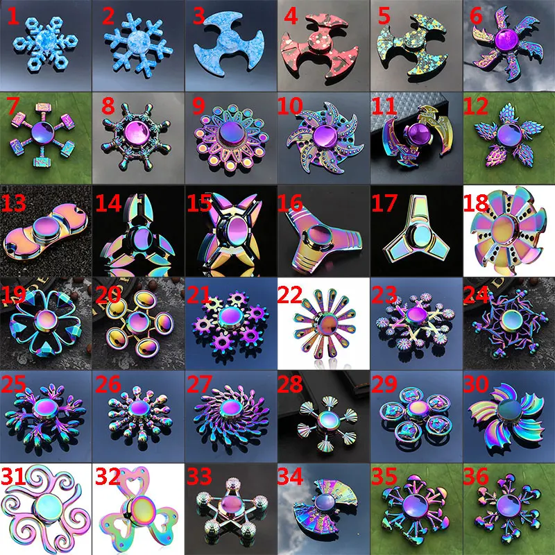 Стальные пальцевые гироскопы цветные металлические кончики пальцев спиральные