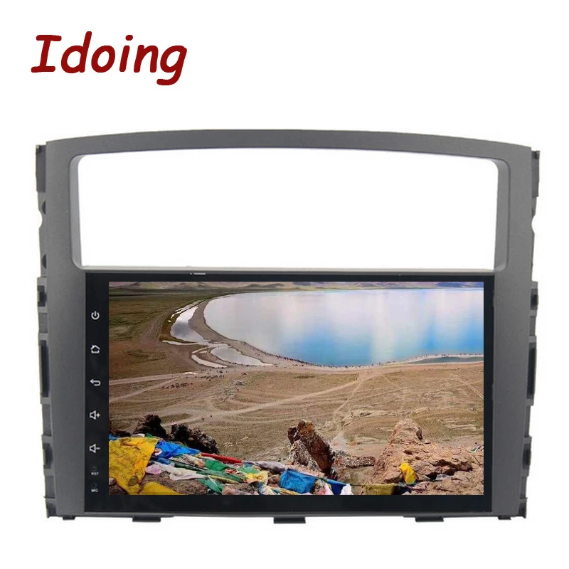 Idoing 1Din 9 дюймов Android 6 0 Fit MITSUBISHI PAJERO V97 V93 2006 2011 32 г Встроенная память автомобиль