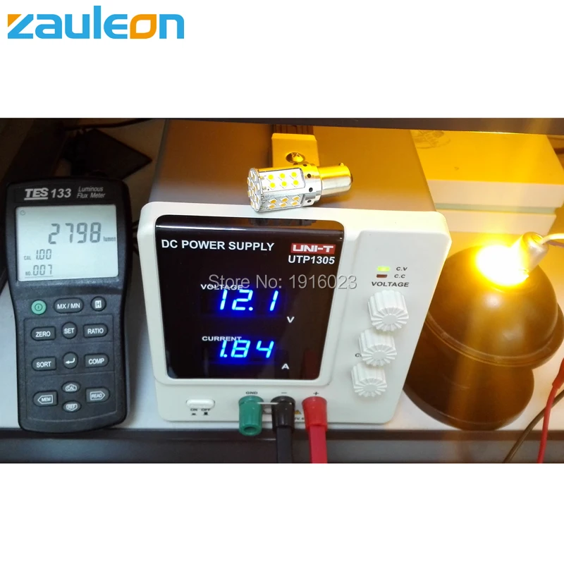 Zauleon 2 шт. Canbus безотказная 1156 PY21W BAU15S P21W BA15S Желтый Янтарный светодиодный