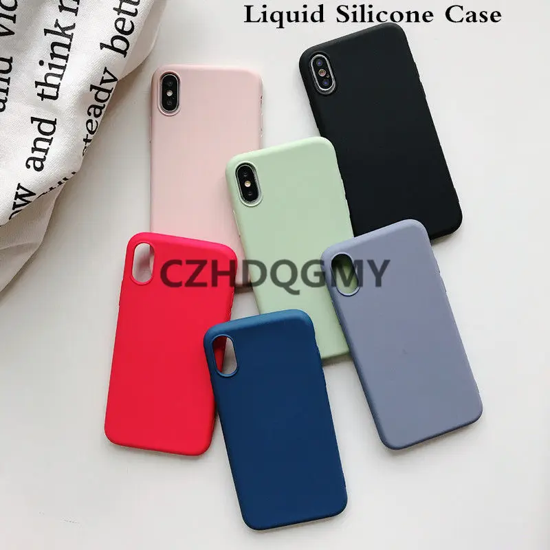 200pcs/lot Liquid silicone Phone Case For Samsung Galaxy A10 A20 A30 A40 A50 A60 A70 A80 A90 M10 M20 M30 TPU Back Cover