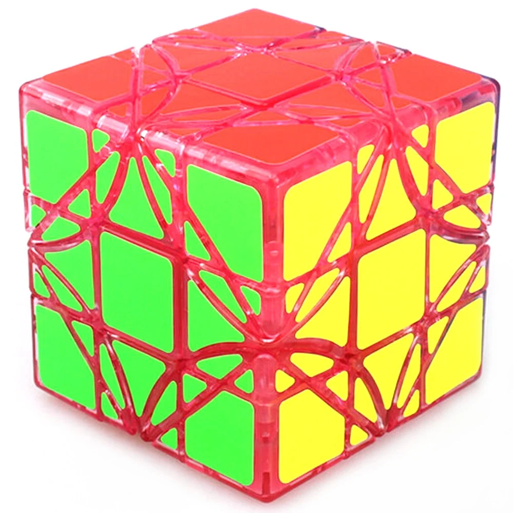 Абсолютно Limcube Dreidel прозрачный розовый 65 мм 3x3x3 магический куб скоростные Кубики-головоломки(ограниченная серия) детские игрушки