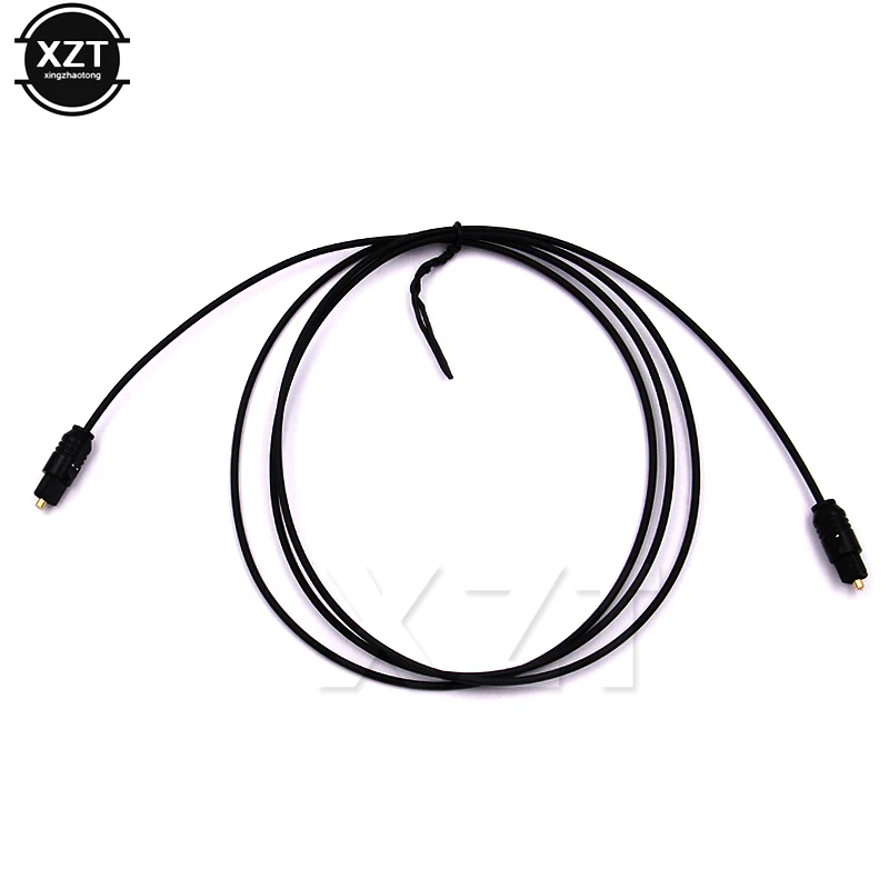 1 шт. позолоченный OD 2 мм цифровой аудио оптоволоконный кабель Toslink SPDIF шнур из ПВХ