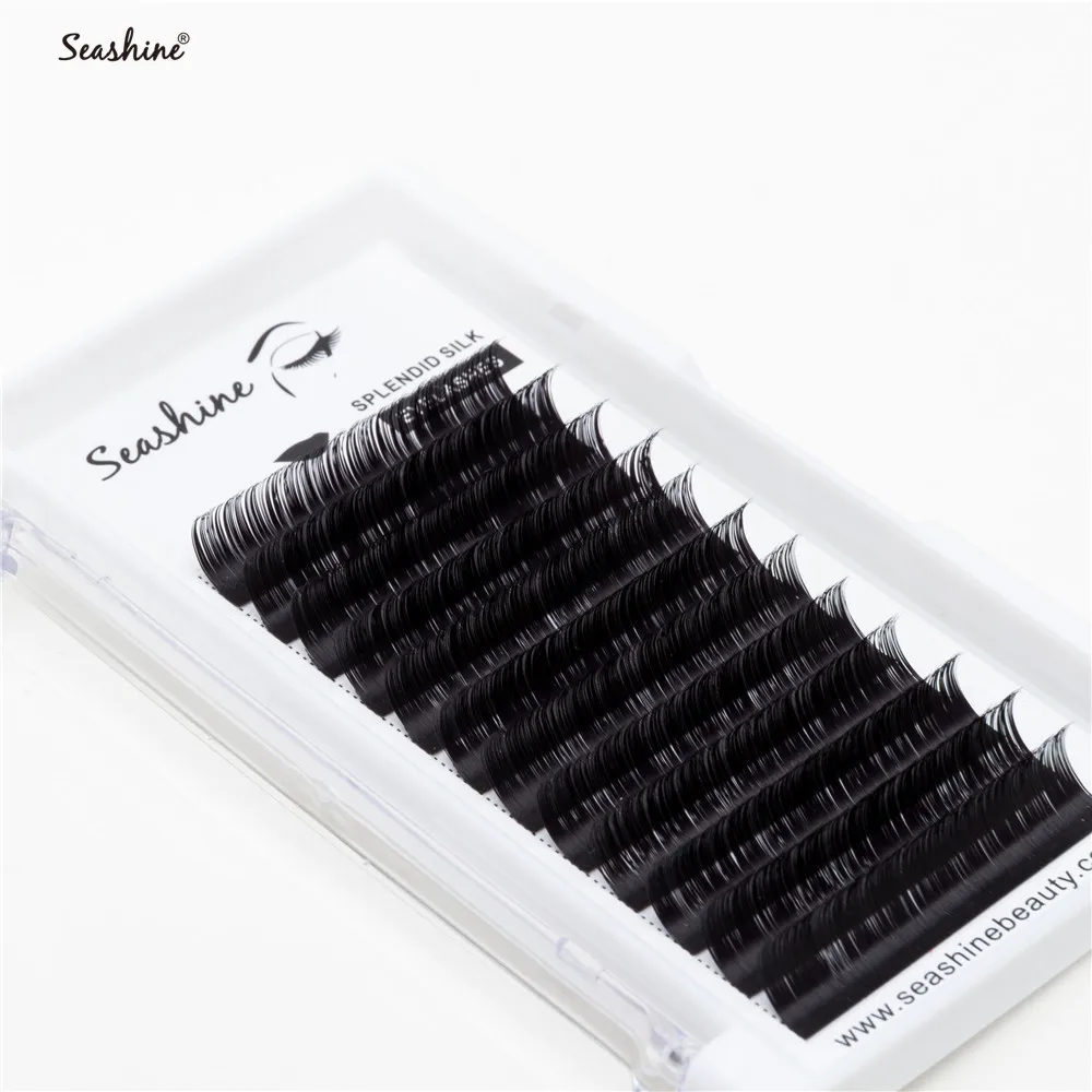 

Seashine 1 Tray Soft Individual Eyelashes Extension Supplies False Mink Eyelashes Extensions Russian Volume Lashes Handmade
