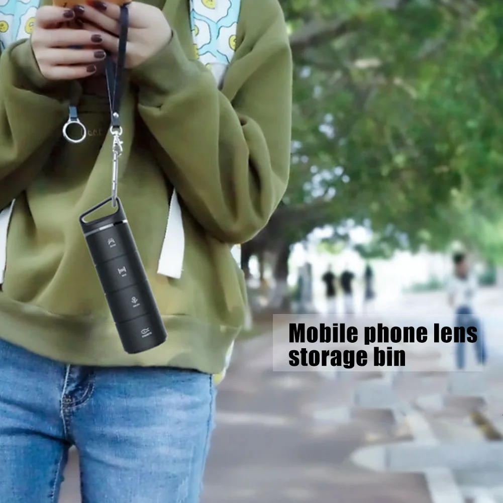 2019 Горячая коробка для хранения объектива мобильного телефона Портативный