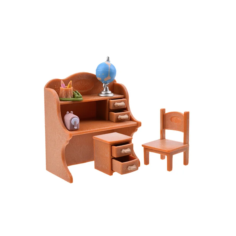 Sylvanian Family Dollhouse мебель фигура игрушка куклы шоколадный кролик сестра с набором