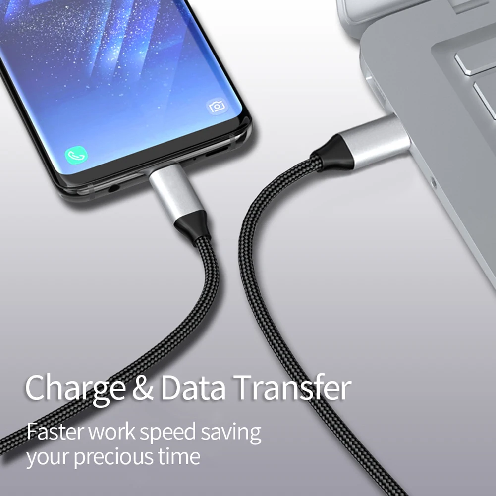 Jetjoy USB C к USB C type C кабель Male to Male 3A PD кабель для быстрой зарядки данных зарядный кабель нейлоновый плетеный провод PD 18 Вт Быстрая зарядка