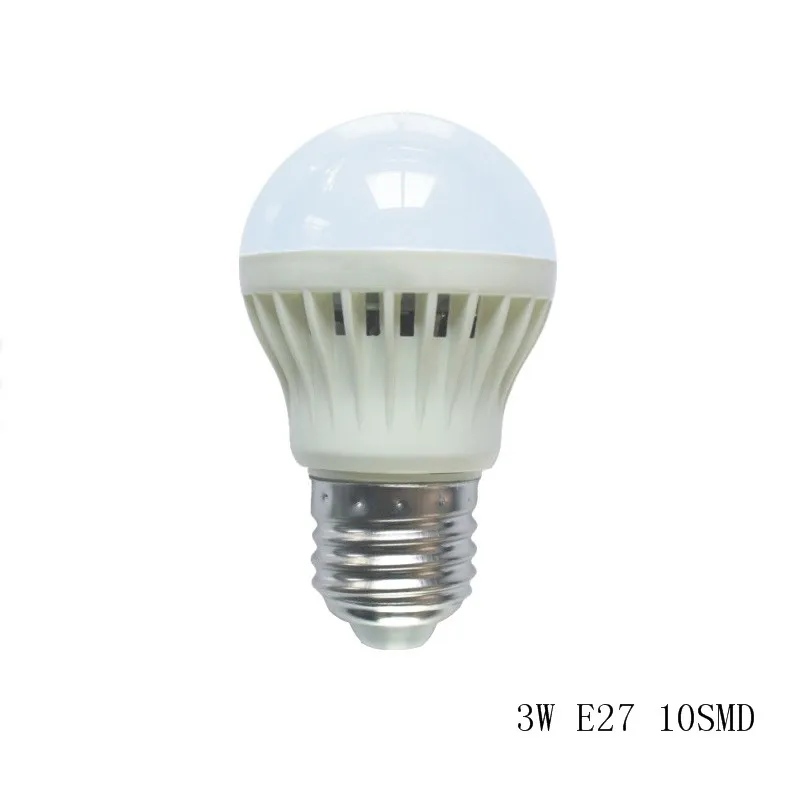3W E27 10SMD 2835 Светодиодный светильник E27, датчик движения, светодиодный, звуковая лампа с голосовым управлением 2835, 3 Вт, 5 Вт, 7 Вт, 9 Вт, 12 Вт, светодиодный s светильник для крыльца, коридора, освещения 8,20 - Испускаемый цвет: 3W E27 10SMD 2835