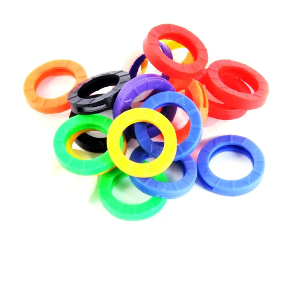 8 шт./компл. Красочные Эластичные Полые Силиконовые Крышки для ключей Топпер