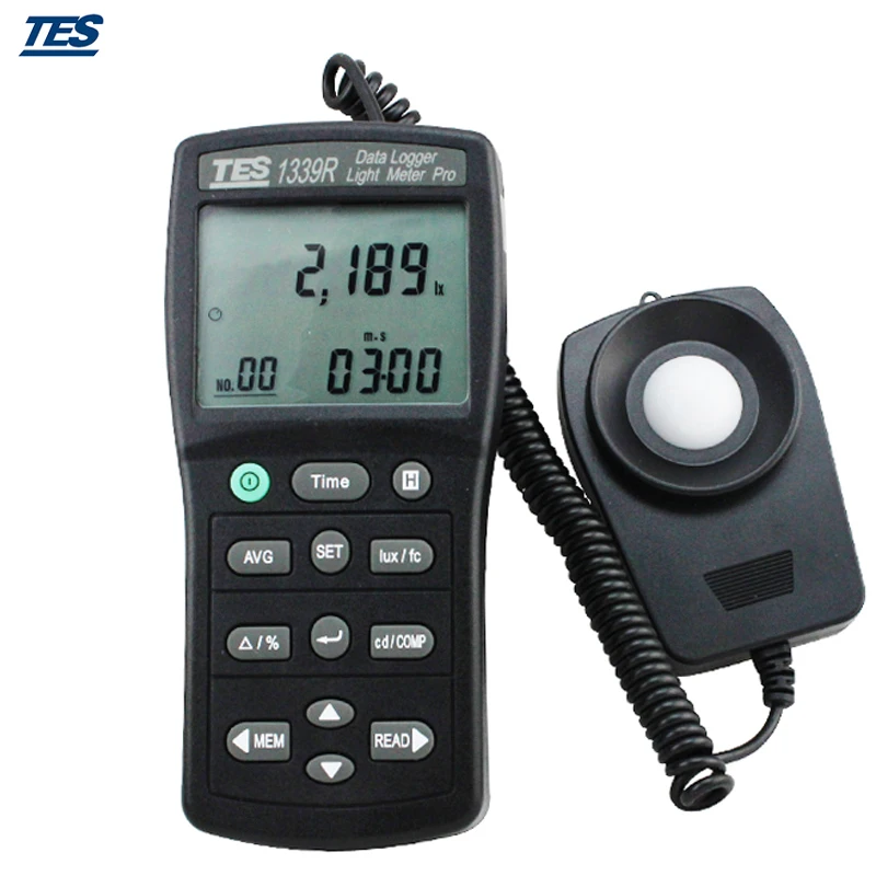 

TES-1339R Illuminometer Light Meter Digital Portable Luxmeter