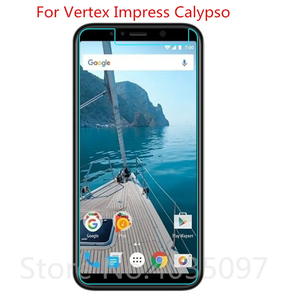 Закаленное стекло для Vertex Impress Calypso Защитное экрана 9H 2.5D телефона | Мобильные