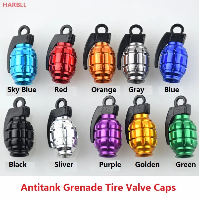 Алюминиевый смешной антиванк гранат 4 шт. колпачки для автомобильных шин