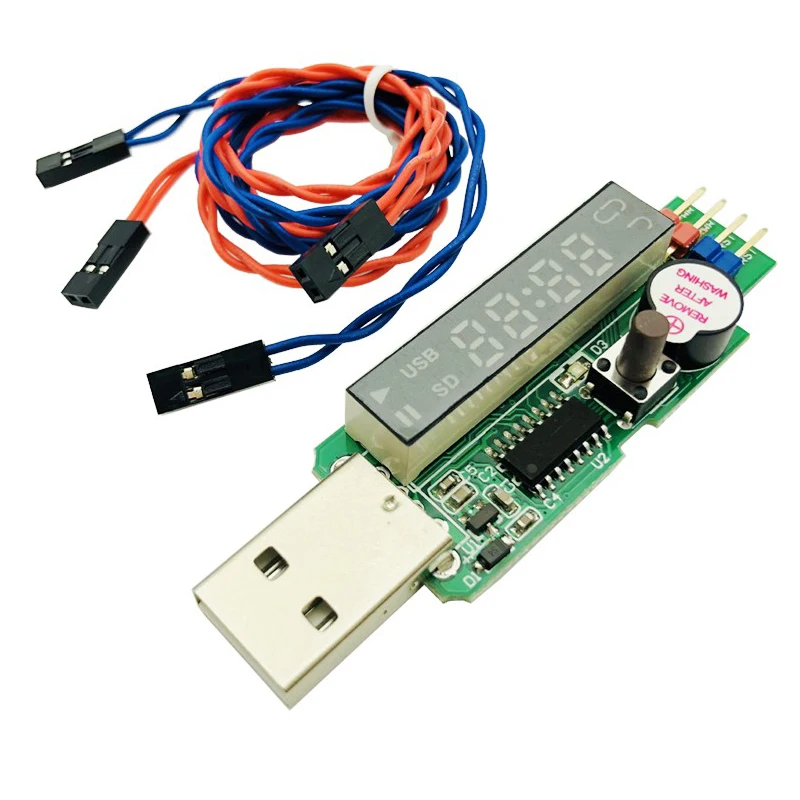 USB карта Watchdog с цифровым дисплеем автоматический перезапуск синий