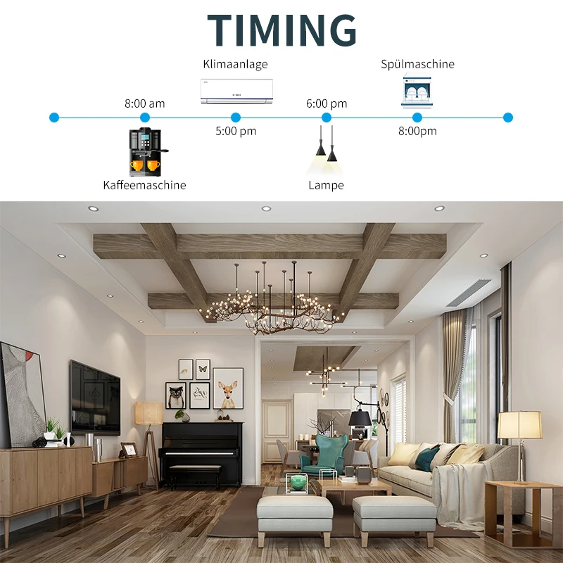 Wi Fi Smart Plug 10A синхронизация небольшой wifi умная розетка домашний туя умный