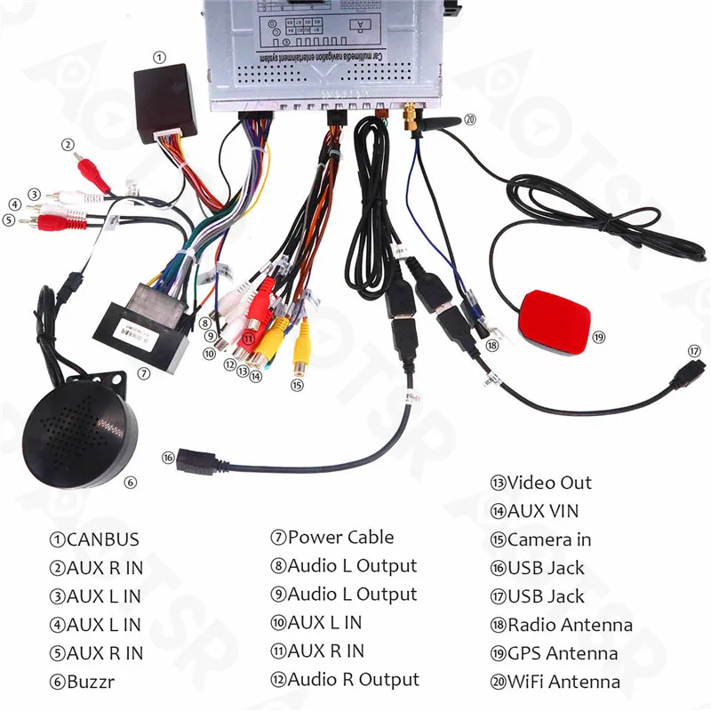 Автомобильный мультимедийный плеер Aotsr Tesla Style Android 7 1 без DVD плеера GPS навигация