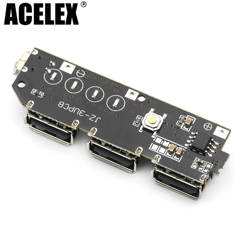 3 USB 5V 1A 1.5A 2.1A зарядное устройство для зарядного устройства монтажная плата