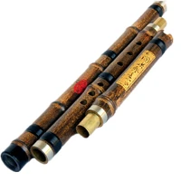 professional chinese vertical bamboo flute xiao natural woodwind musical instrument f g key vertical flauta with leather bag