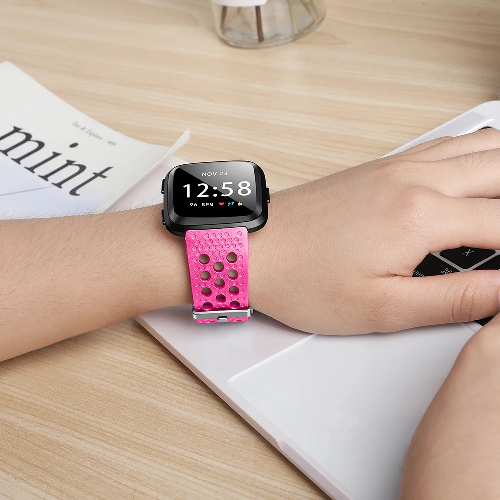 Для Fitbit Versa Lite силиконовый браслет мягкий браслет для умных часов ремешок для Fitbit Versa спортивные наручные браслеты для Versa браслет