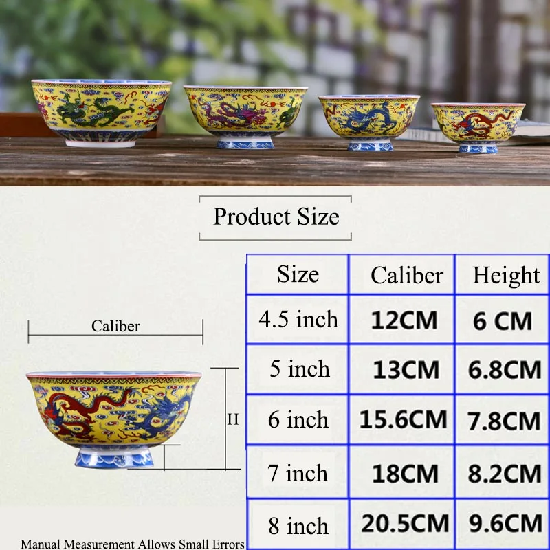 6 дюймов Цзиндэчжэнь керамическая костяная китайская посуда винтажная чаша с