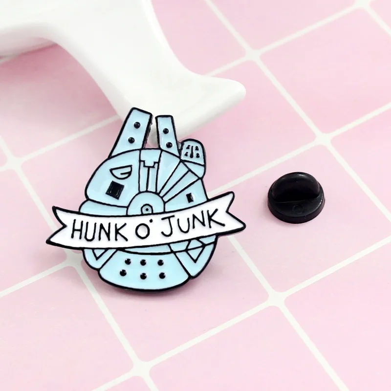 Эмалированная брошка Hunk o' JUNK sciential Star Wars космический корабль на заколках рюкзак