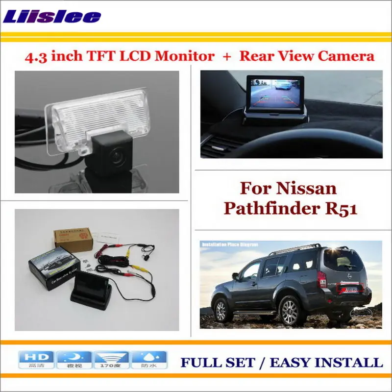 

Auto Camera For Nissan Pathfinder R51 2004-2012 Car 4.3" Color LCD Monitor Rear Back Up Camera Park Parking System