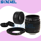 Фуцзянь 35 мм F1.7 объектив для видеонаблюдения + C-образное крепление + макро-кольцо + бленда объектива для Fuji Fujifilm