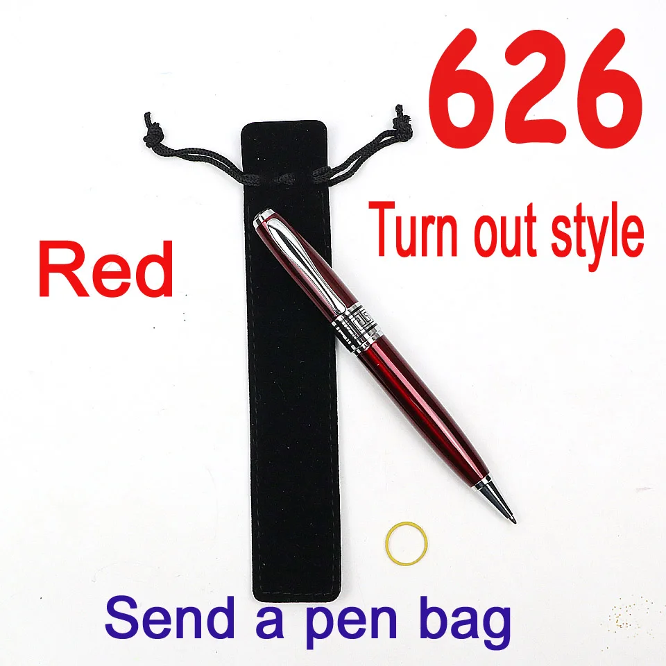 Turn out style-Red Шариковая ручка 0,7 мм, синие/черные высококачественные чернила, металлическая шариковая ручка, роскошная Шариковая ручка для бизнес-письма, офиса, школы - Цвет: Turn out style-Red