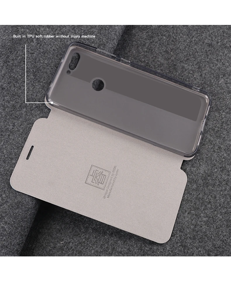 Xiaomi Pocophone F1 чехол оригинальный MOFI Книга Флип PU кожаный TPU крышка Поко