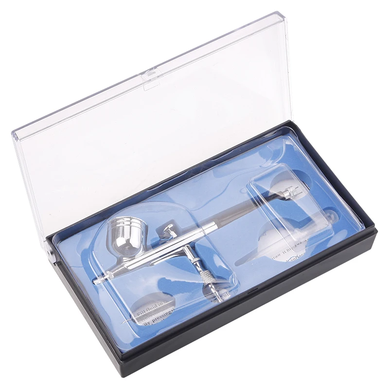 Двойного действия гравитационный поток 0 3 мм пистолет-распылитель Аэрограф для