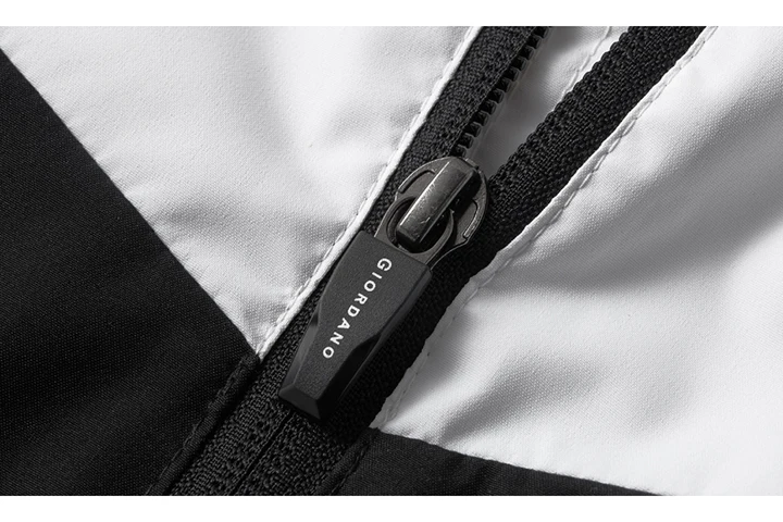Giordano мужская спортивная ветровка с высоким воротом,имеет широкий размерный ряд