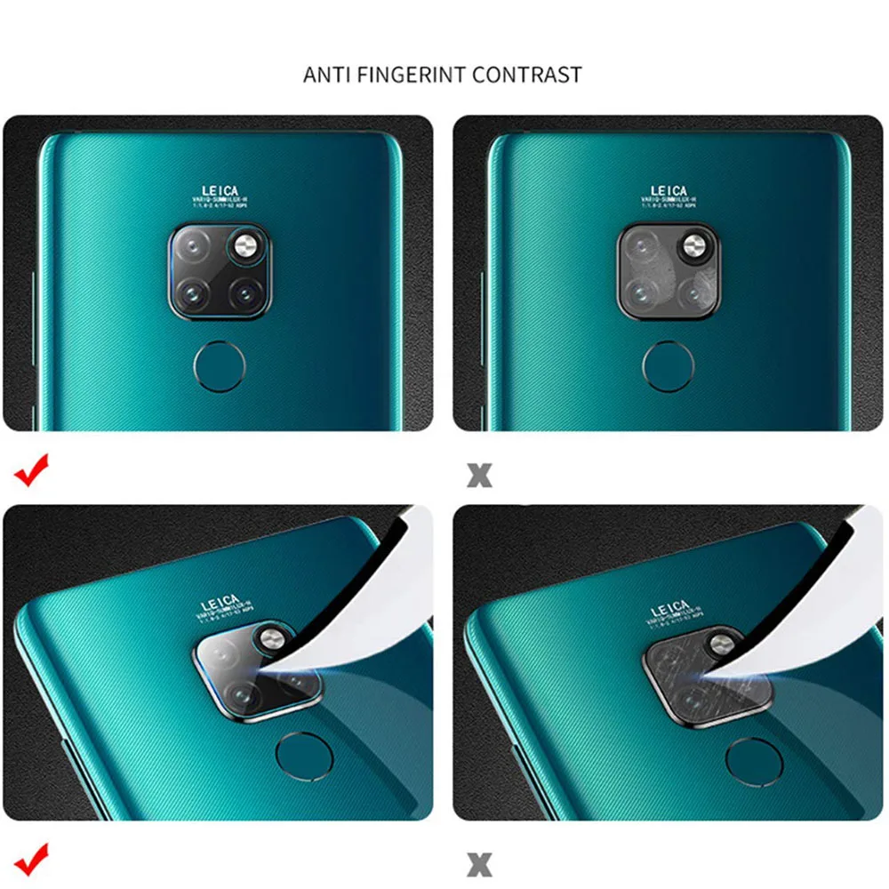 NYFundas 2 шт. для huawei mate 20 lite X pro защита задней камеры HD закаленное стекло p20 пленка