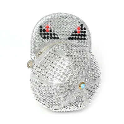 Стимпанк серебристые кожаные Кепки рюкзак Для женщин Прохладный Монстры Rock