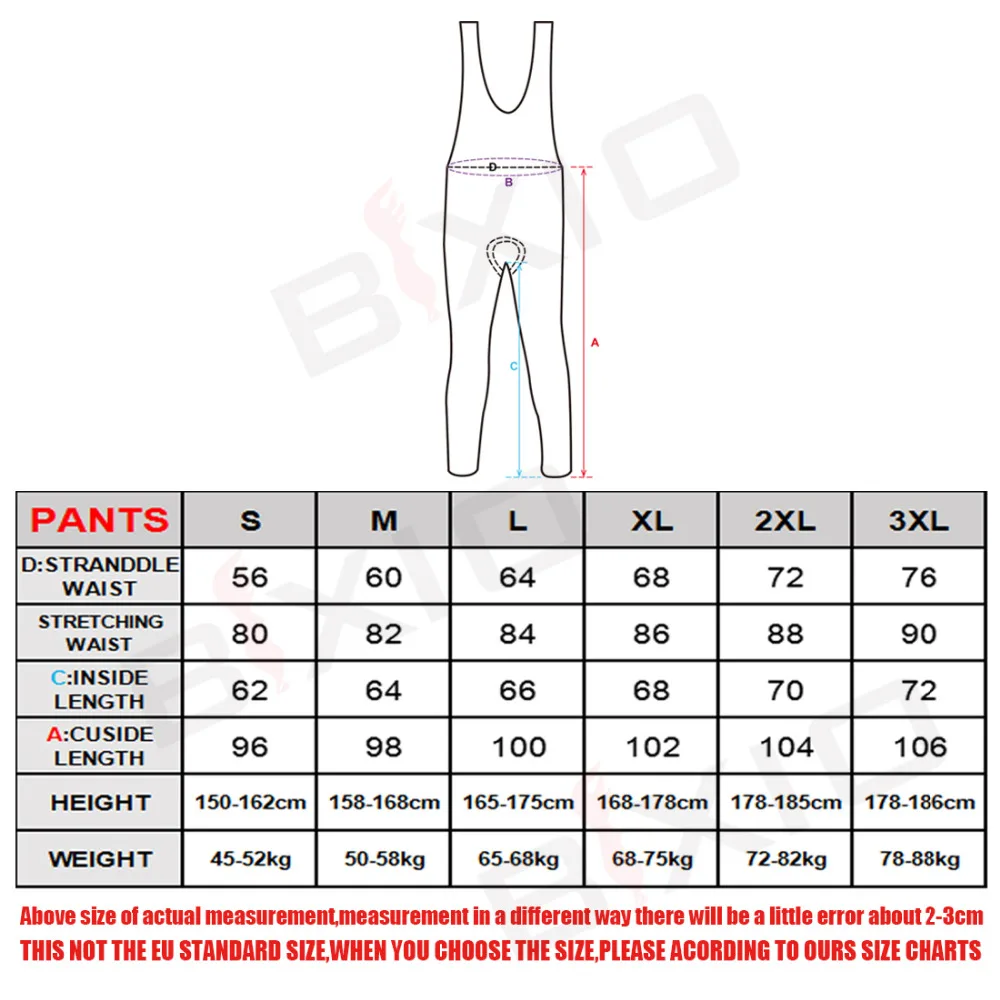 Bxio профессиональные велосипедные штаны для мужчин длинные красные дышащие Pantalon