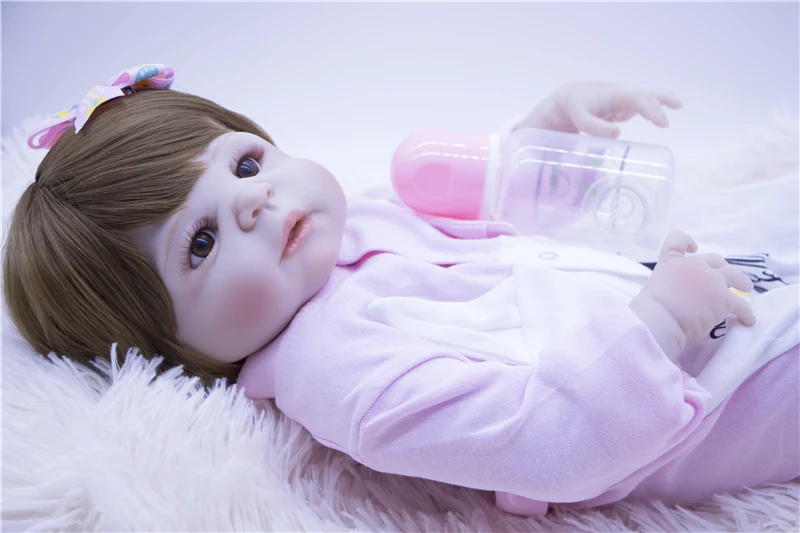 Кукла Reborn Baby ken 55 см силиконовая настоящая мультяшная кошка одежда принцесса bebe