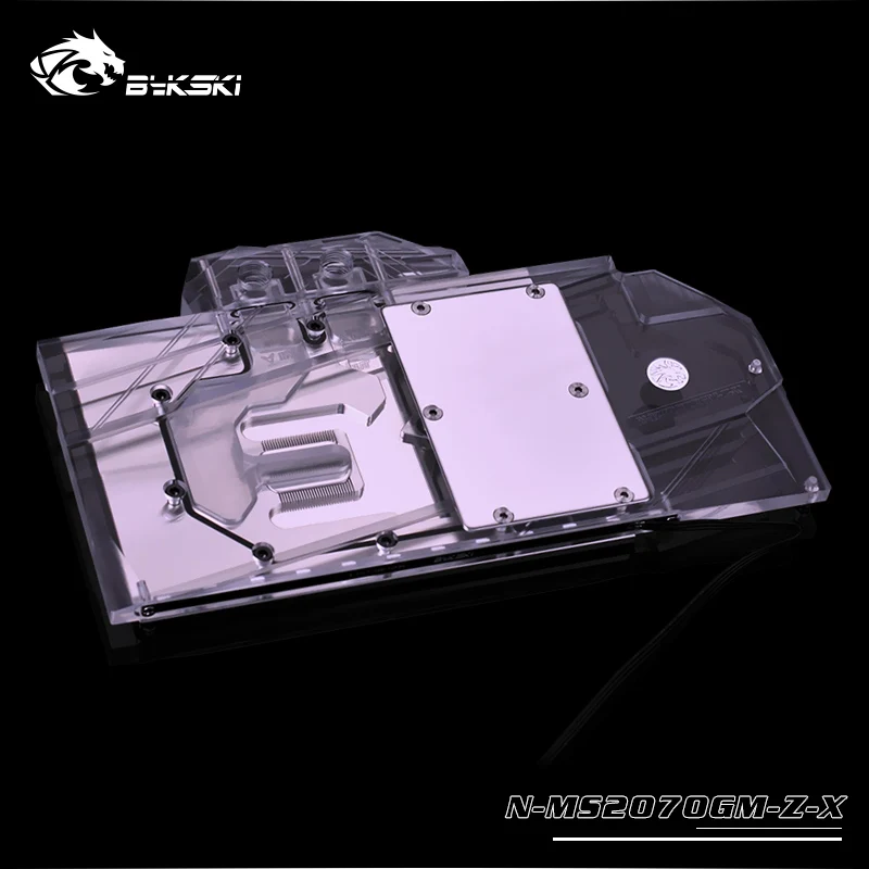 Игровой блок Bykski игровая Видеокарта MSI RTX2070 Z Dragon с полным покрытием PMMA водяного